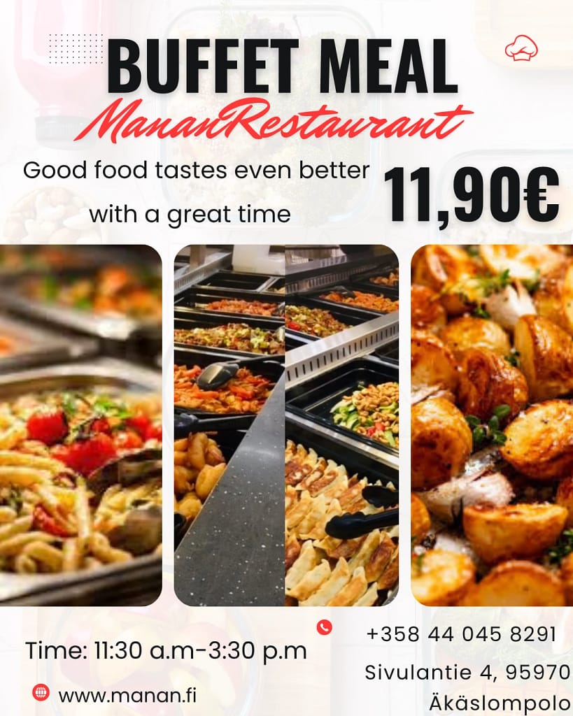Manan Restaurant lounas buffet